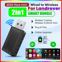 Wireless Carplay Adapter Android Auto Wireless Smart Dongle 2in1 For Land Rove RANGE ROVER DISCOVERY DEFENDER 130 110 90