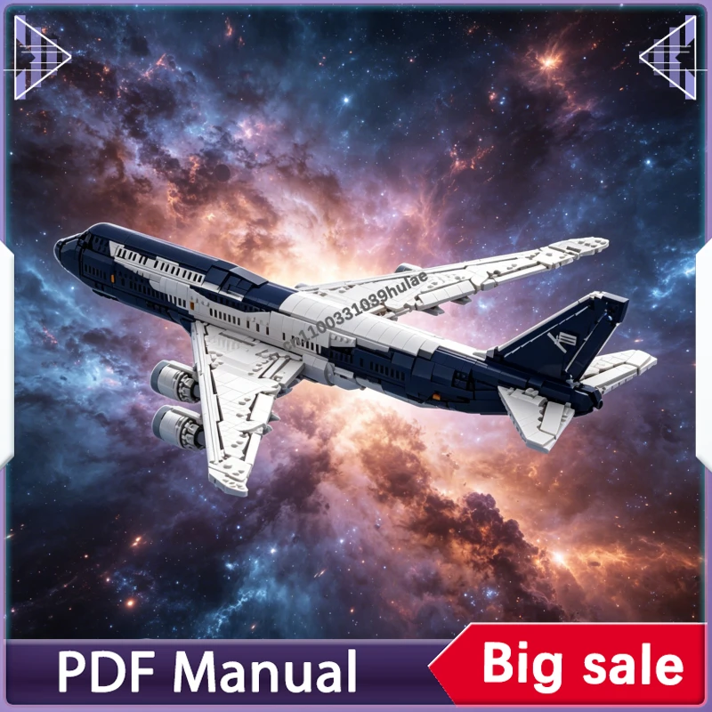 

Изысканный конструктор MOC к 100-летию Airbus A380, реалистичная модель авиалайнера для авиационных энтузиастов
