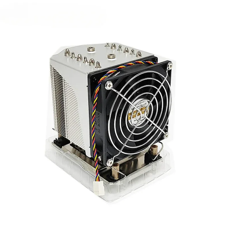 High Efficiency LGA4677 CPU Cooler TDP 320W For 4U Server Or PC Workstataion 125.5MM Height heatsink Embedded With 6 Heatpipe