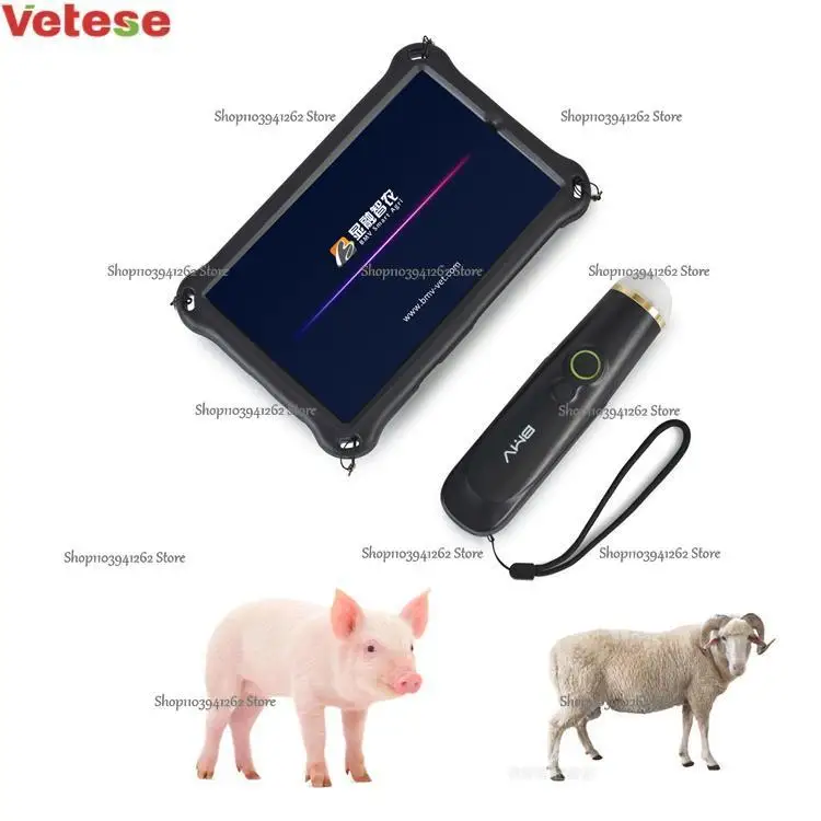 Portable vet ultrasound pig sheep goat  Wireless Digital B Scan Ultrasound Probe Scanner System Machine