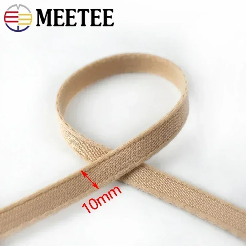 20Meters Meetee 10/12mm Nylon Underwire Channeling Bra Ribbon for Handmade Sewing Underwear Wedding Dress Clothing Accessories