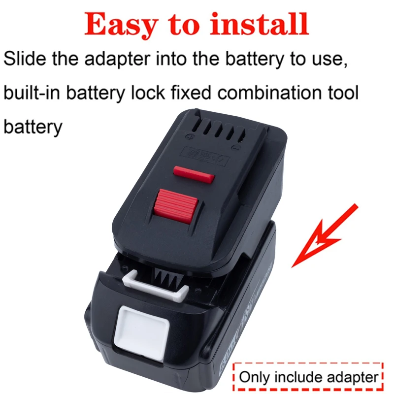 Adattatore/convertitore batteria per Mastercraft 20v PWR POD Strumenti agli ioni di litio a Makita 18V Adattatore batteria agli ioni di litio Accessorio per elettroutensili