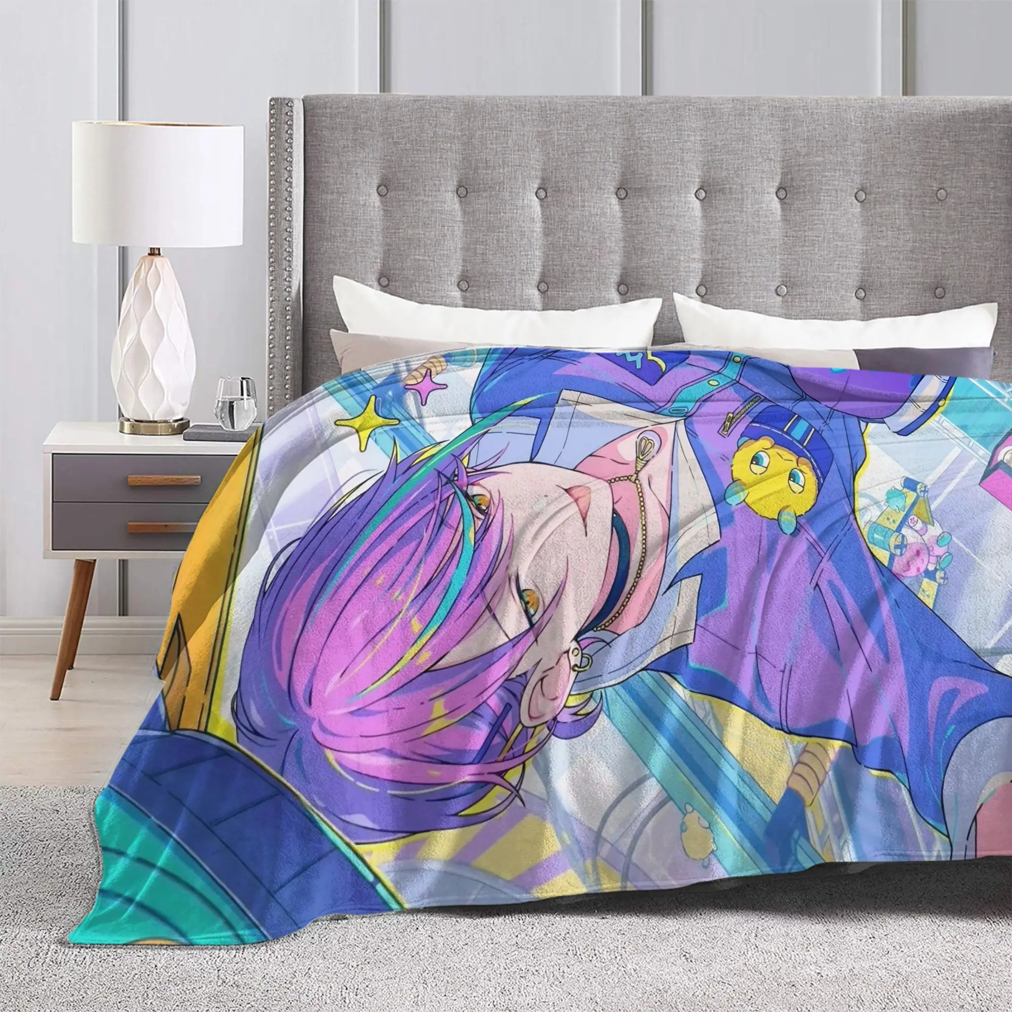 روي ك-كامشيرو بطانية قطيفة الاطفال الكبار الفانيلا رمي بطانية لغرفة المعيشة لينة الدافئة جودة المفرش هدية عيد ميلاد