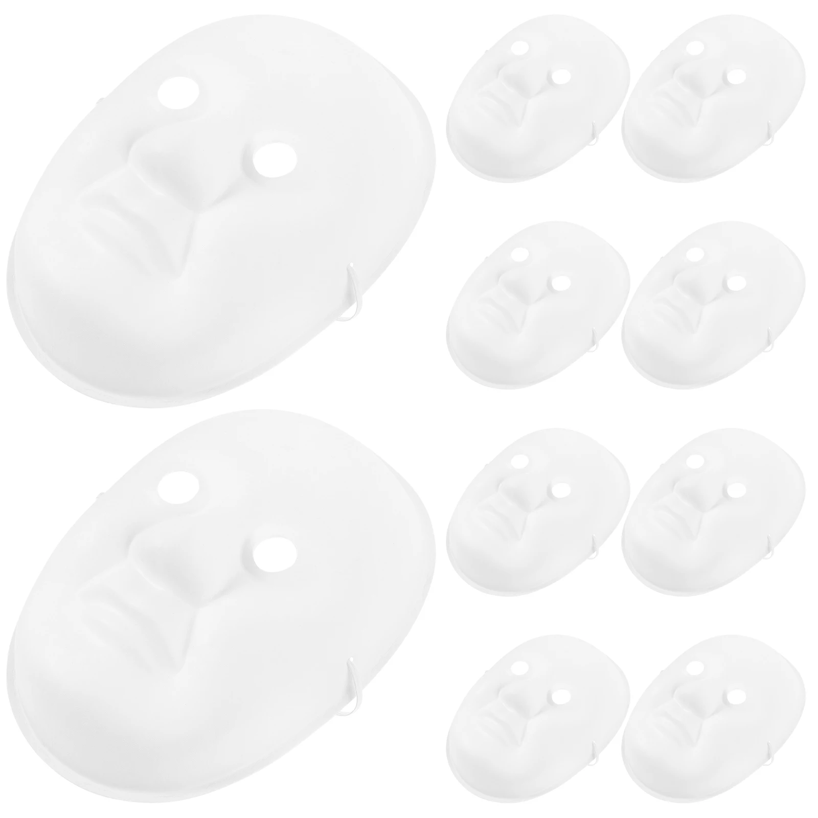 10 Pcs Facial Mask Peking Opera Man Kids Masks Paper Blank to Decorate Masquerade