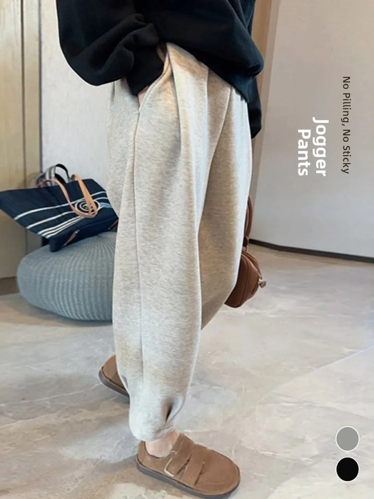 

Модные повседневные утягивающие спортивные штаны на подкладке Fce, прямые брюки с высокой талией для женщин больших размеров, зимняя одежда для поездок на работу