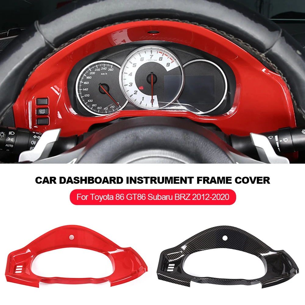 Car Dashboard Instrument Frame Cover Sticker Trim for Toyota 86 GT86 Subaru BRZ 2012 2013 2014 2015 2016 2017 2018 2019 2020