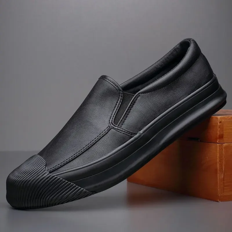 Chunky Casual Men's Vulcanize Shoes Slip-ons Sneakers Male In Promotion Korean Style And Cheap Breathable Autumn Social Trendy