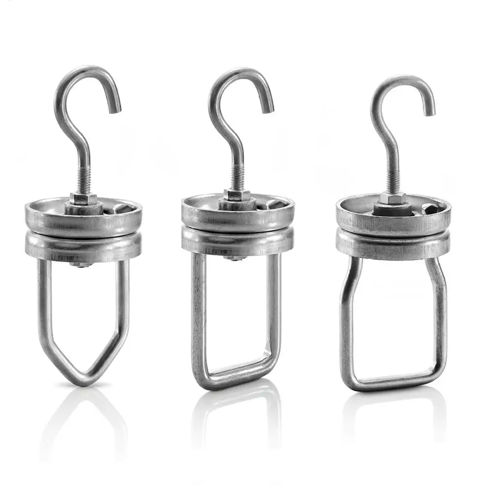 Rotating Spinner Hooks Heavy Duty Rotating Spinner Hooks Steel Painting Powder Coating Swivel Hook For Sandblasting Coating