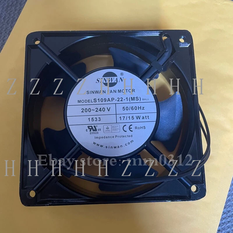 

Z new SINWAN FAN MOTOR S109AP-22-1 (MS) 200-240V 50/60HZ 2-wire cooling fan