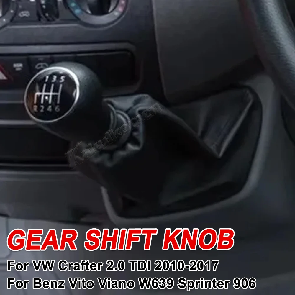 Für Mercedes Benz Vito Viano W639 Sprinter 906 Schalthebel Schaltknauf Manuell 6-Gang Für VW Crafter 2.0 TDI 2010-2017 – Detail 2
