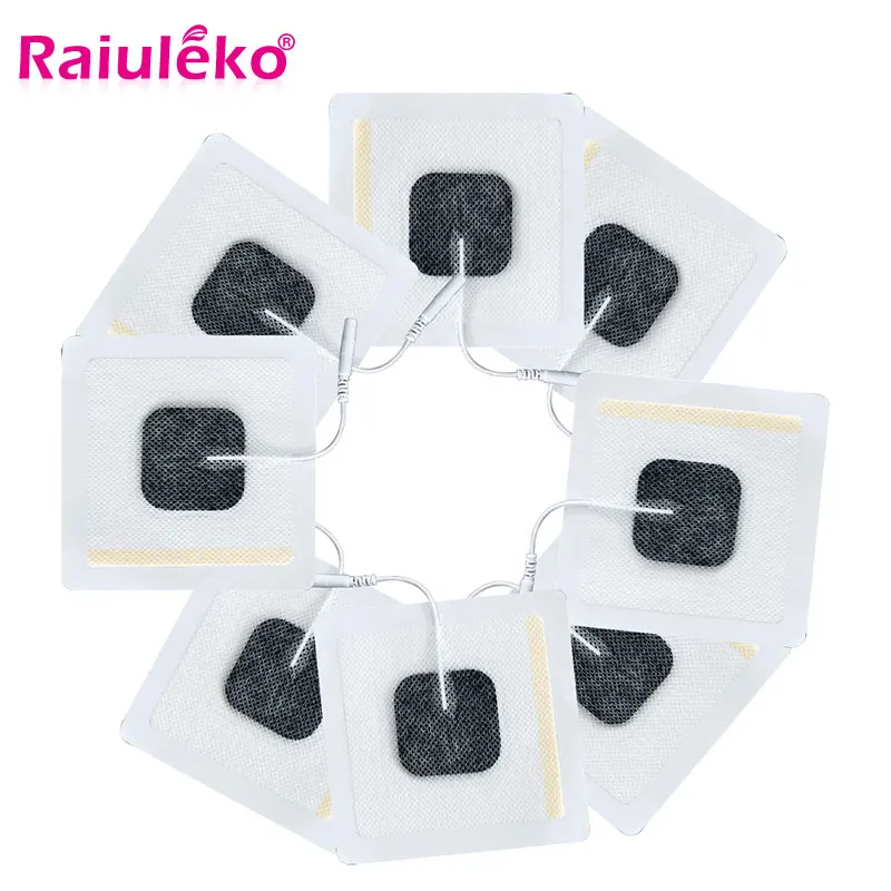 

8x8cm Non-woven Conductive Gel TENS Electrode Pad for EMS Neuromuscular Stimulation Massager Physiotherapy Pulse Massage Patch