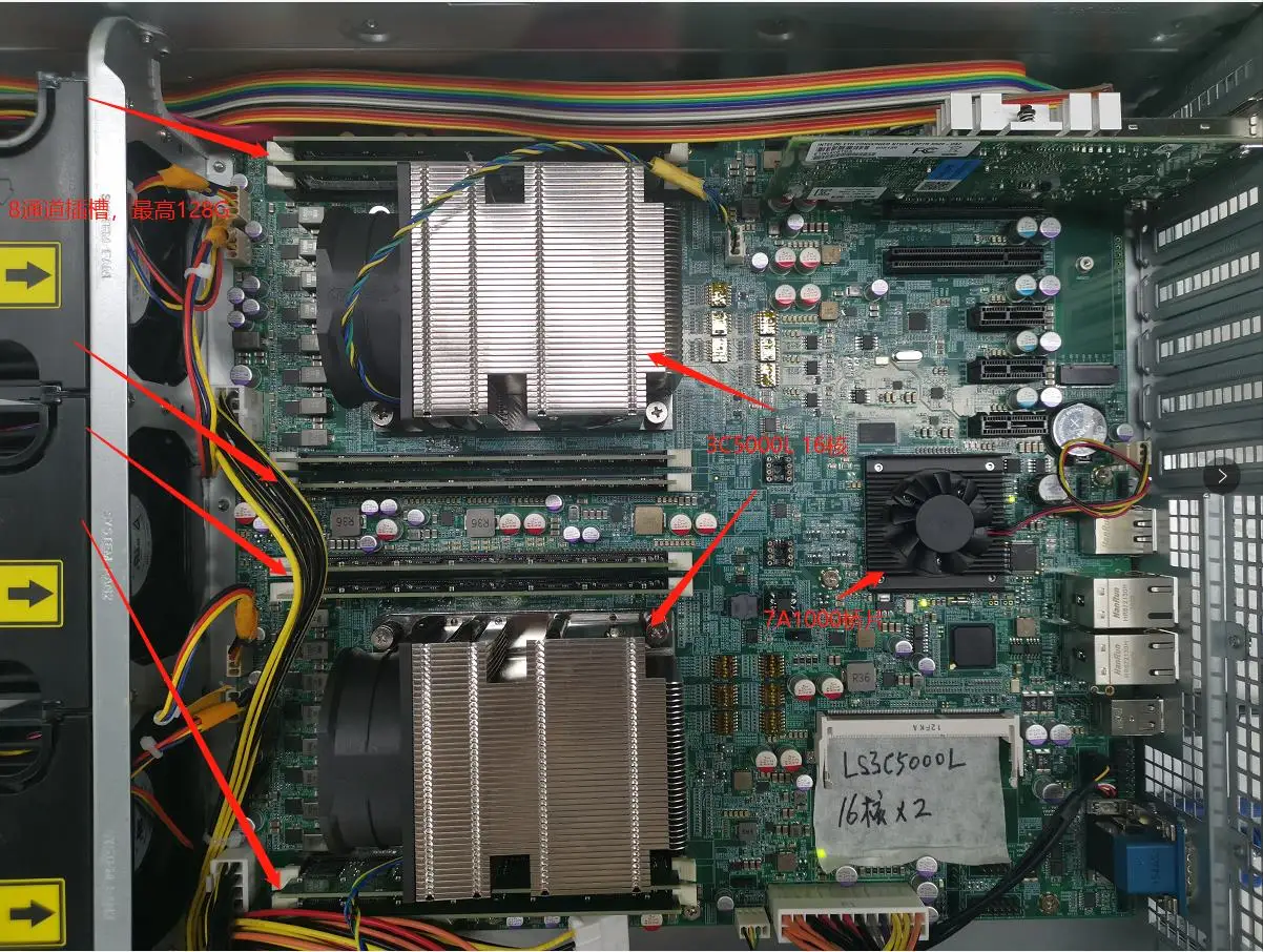 Loongson 3c5000l Server