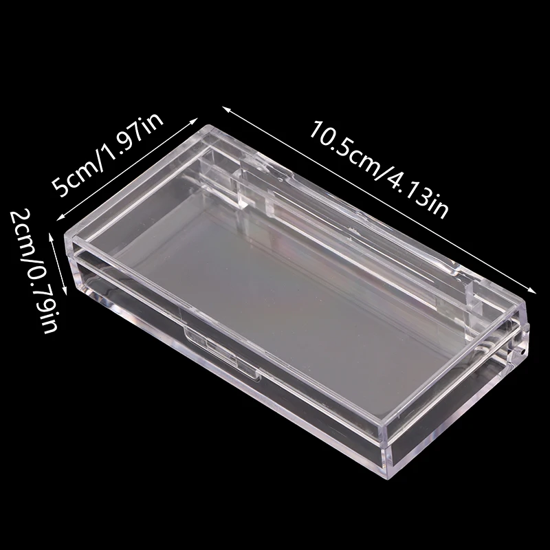 Портативная акриловая коробка для накладных ресниц, дорожный пустой держатель для ресниц, контейнер для хранения, органайзер, инструменты для макияжа, принадлежности для ресниц