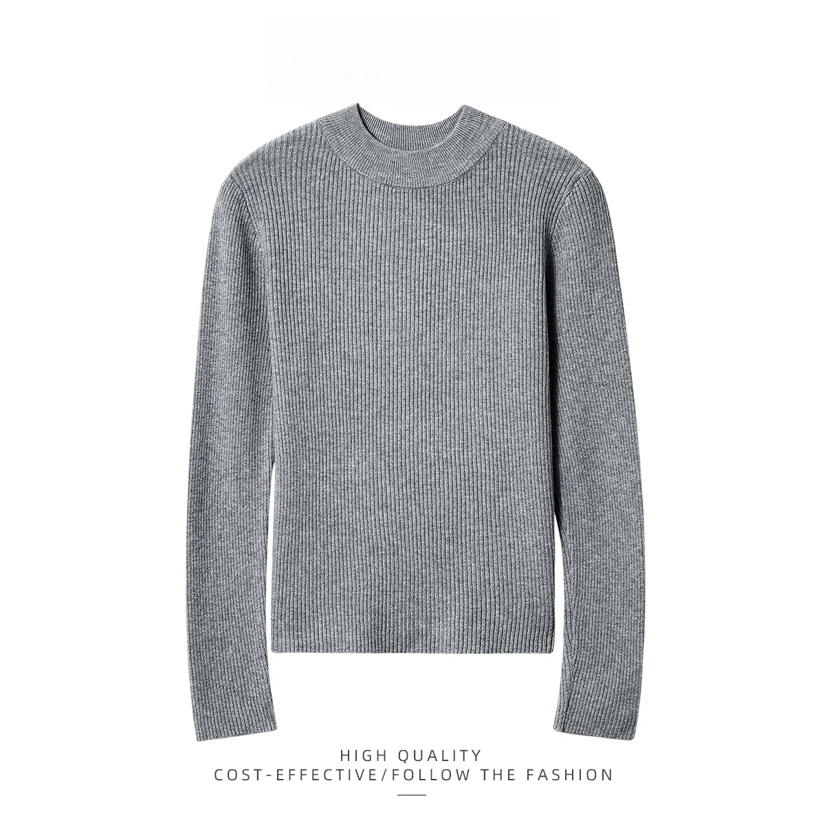 

PAIXIANG ey f High Collar Women's Knitwear Slim Fit Base Layer irt Autumn Winter New Sle Inner Wear Commute Sle