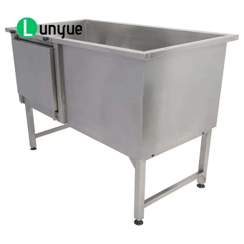 Dog Wash Station Bathtub Pet Grooming Tub with Shower Spa Bath for Dogs Cats Home Use Durable Stainless Steel Easy