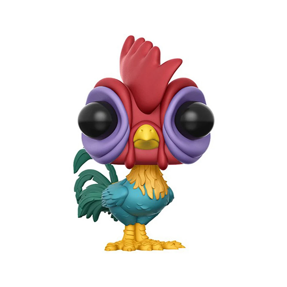 FUNKO POP Spielzeugfiguren Klassische Cartoon Moana Kind Weihnachtsgeschenk Ornament Modell Sammlung Geschenk Puppe Heihei Lustiges handgemachtes Spielzeug