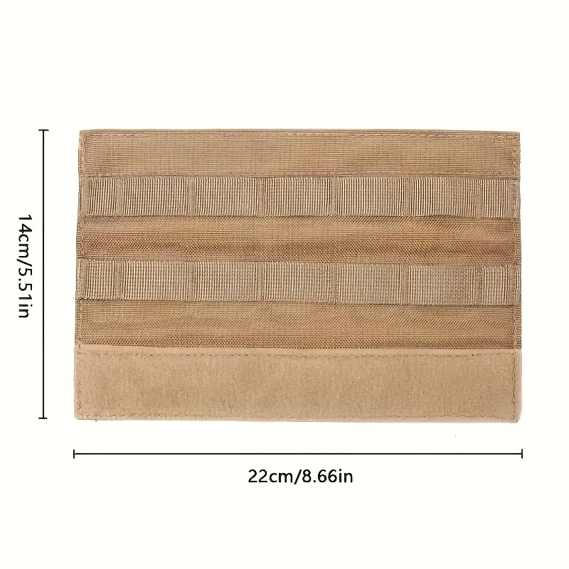 2-piece Adjustable Heat Silencer With MOLLE System, 8.66"x5.51" - Durable 500D Nylon For Air Guns, Hunting And Shooting