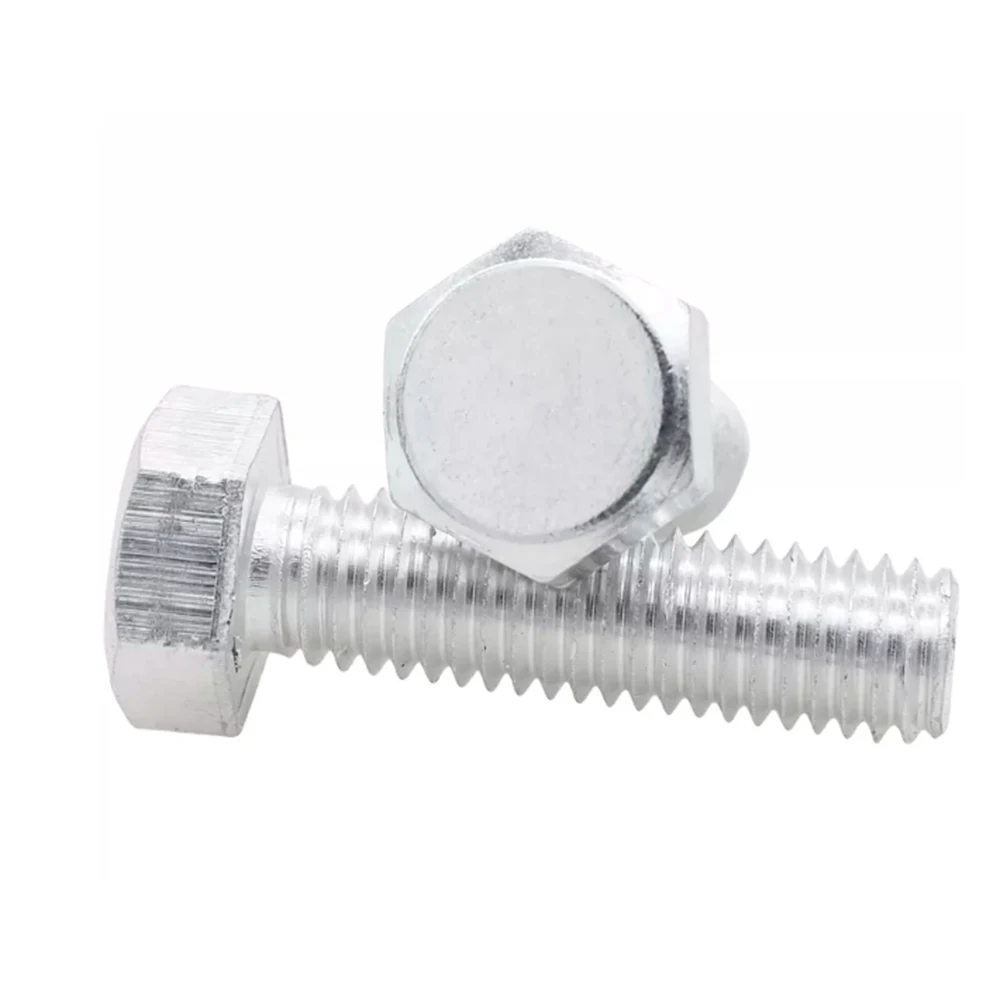 6061 Aluminum Alloy External Hex Screw M3 M4 M5 M6 M8 Outer Hexagon Head Bolt Corrosion Resistant Industrial Hardware Accessorie