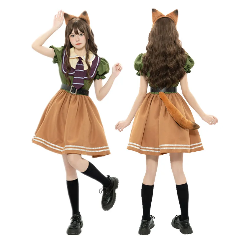 Madagascar Cosplay Ni jupe loween Anime ow scène Performance Costume femmes vêtements ethniques été 2023 Collection