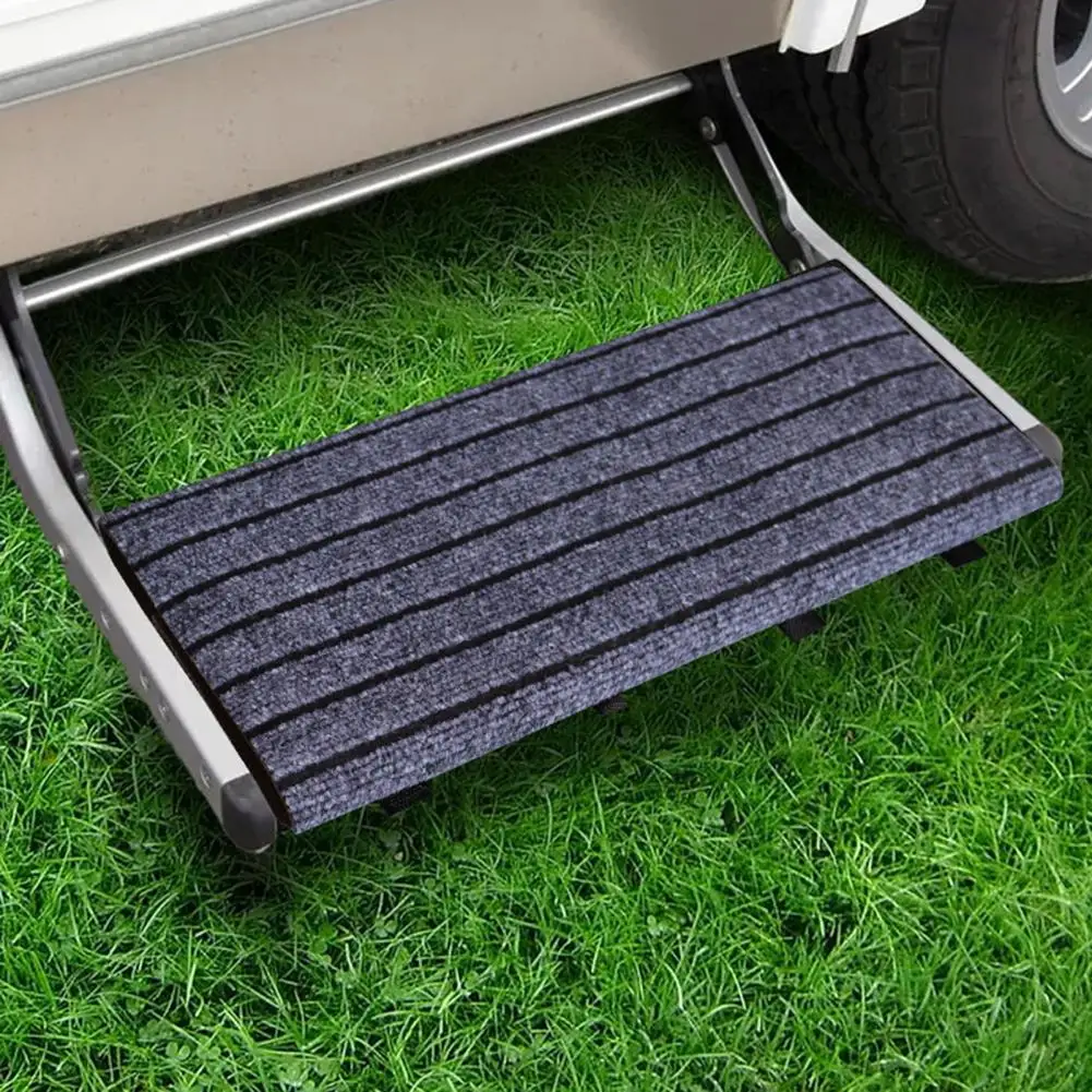 

Rv Accessory Durable Rv Step Cover with Anti-slip Design Easy to Clean Stair Protector for Universal Fit Wear Resistant Rv Step