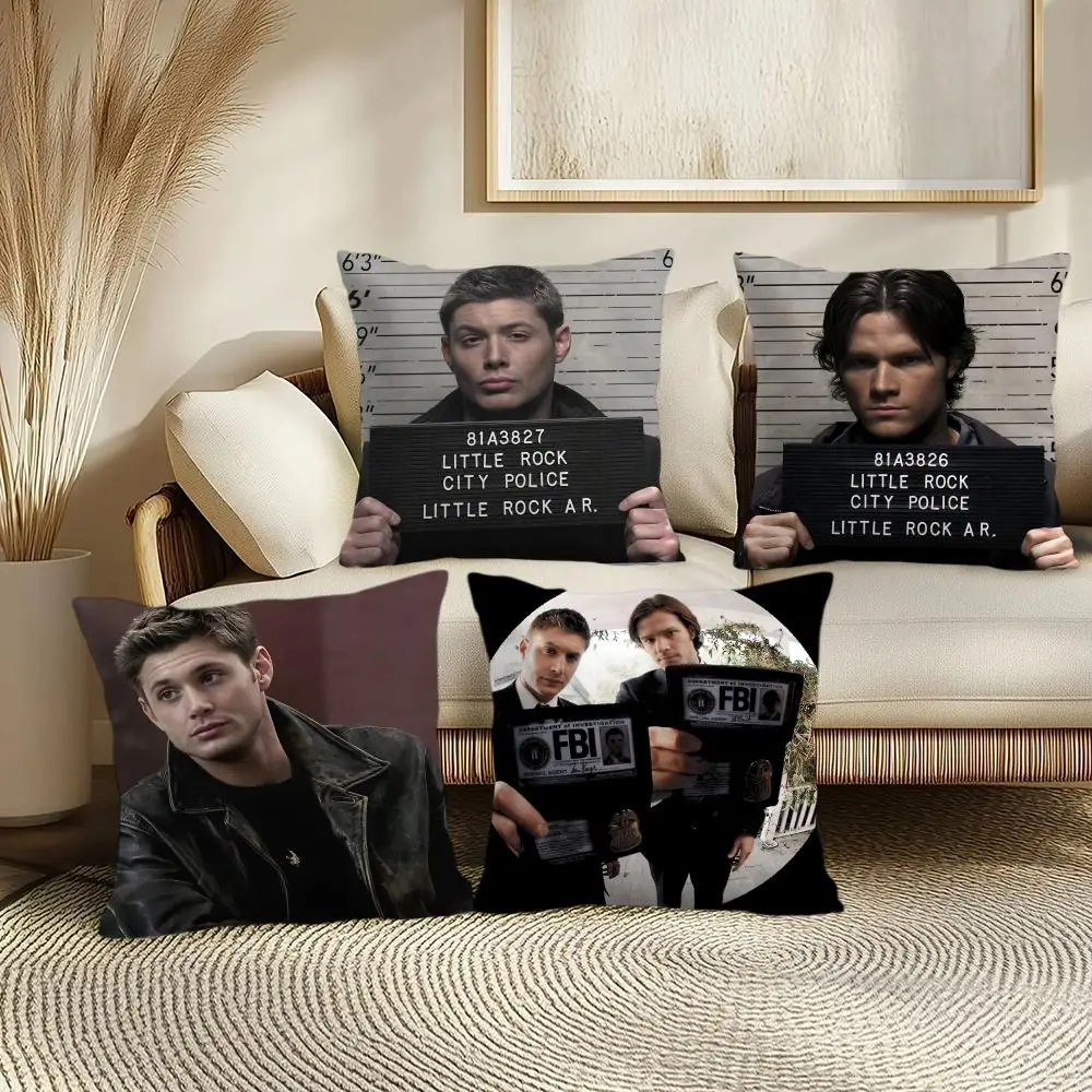 S-supernatural Cushion Cover Soft Short Plush Pillow Cover S