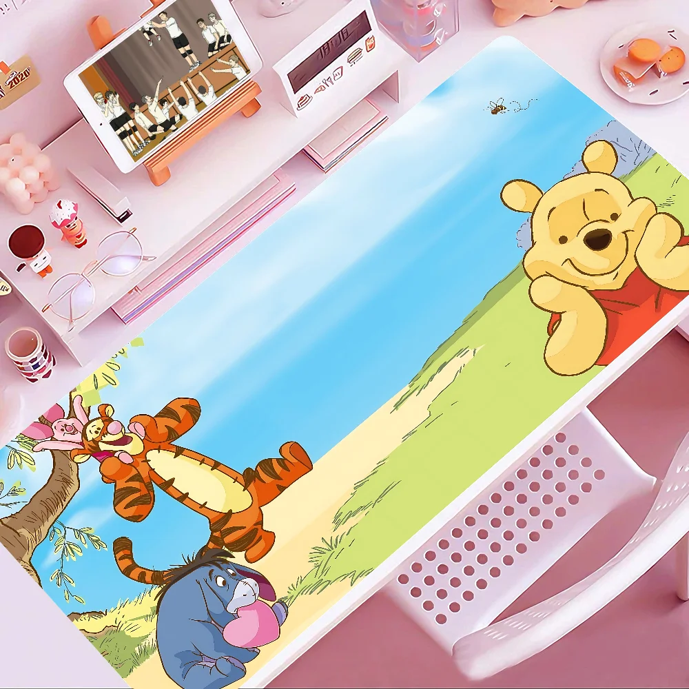 Cartoon W-Winnie The Pooh Mousepad New Arrivals Large Gaming Mousepad L XL XXL Gamer Mouse Pad Size For Keyboards Mat