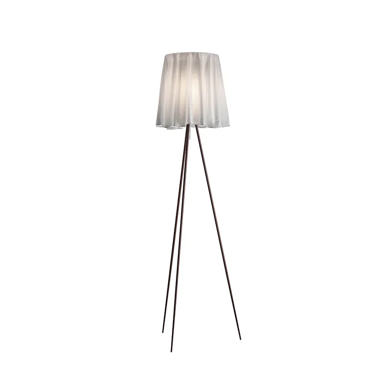 

Creative fabric floor lamp living room dining room decorative metal lamp