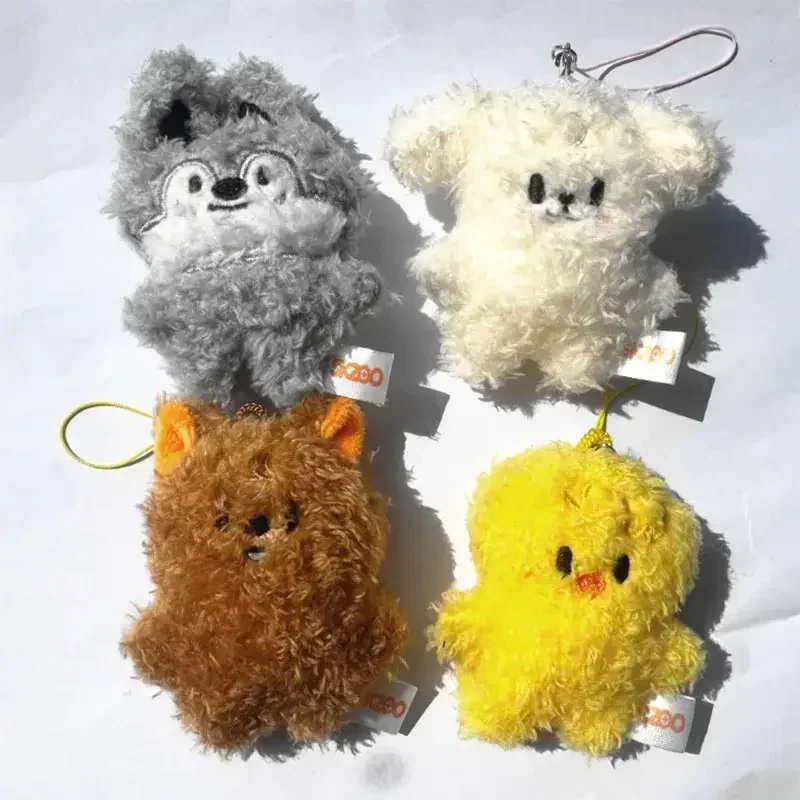 Skzoo porte-clés en peluche marionnette porte-clés coréen Ide pendentif jouet porte-clés Fan Collection Giftsol Felix HyunJin Jisung peluche dessin animé