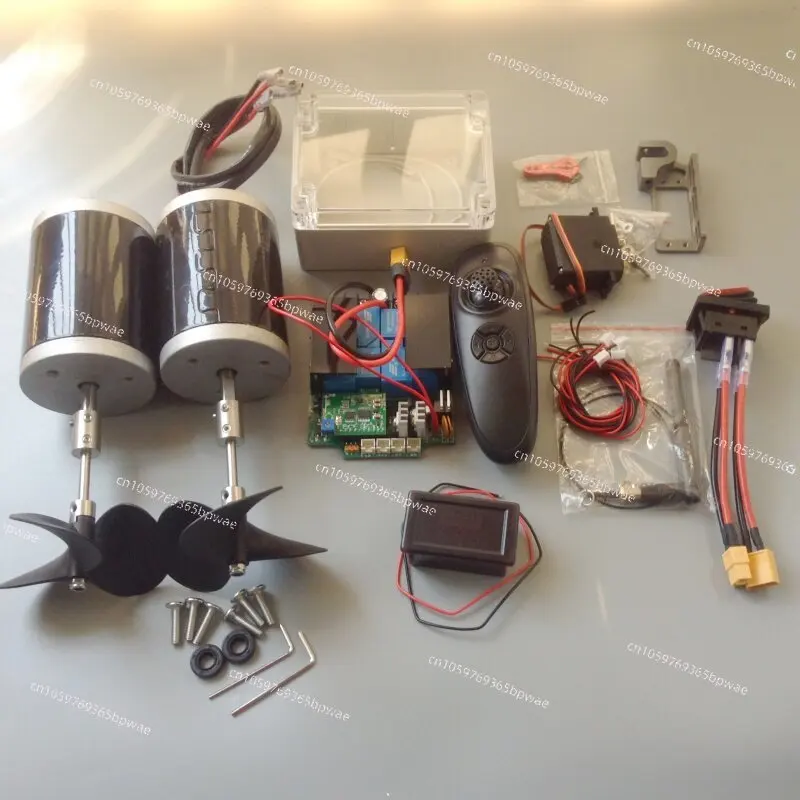 24V MY6812 Remote Control Trawler, Nesting Boat, Water Pipe Boat, Power Set, Silent Motor