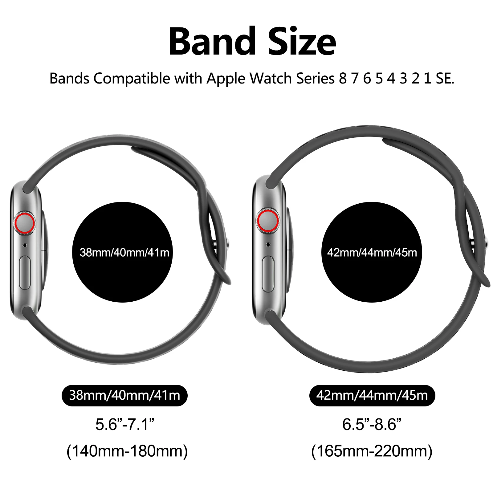 Silicone Double Color Strap For iwatch series11 10 9 8 7 6 5 4 Ultra3 Bracelet For Apple Watch 44mm 45mm 49mm 46mm 38/40/41/42mm