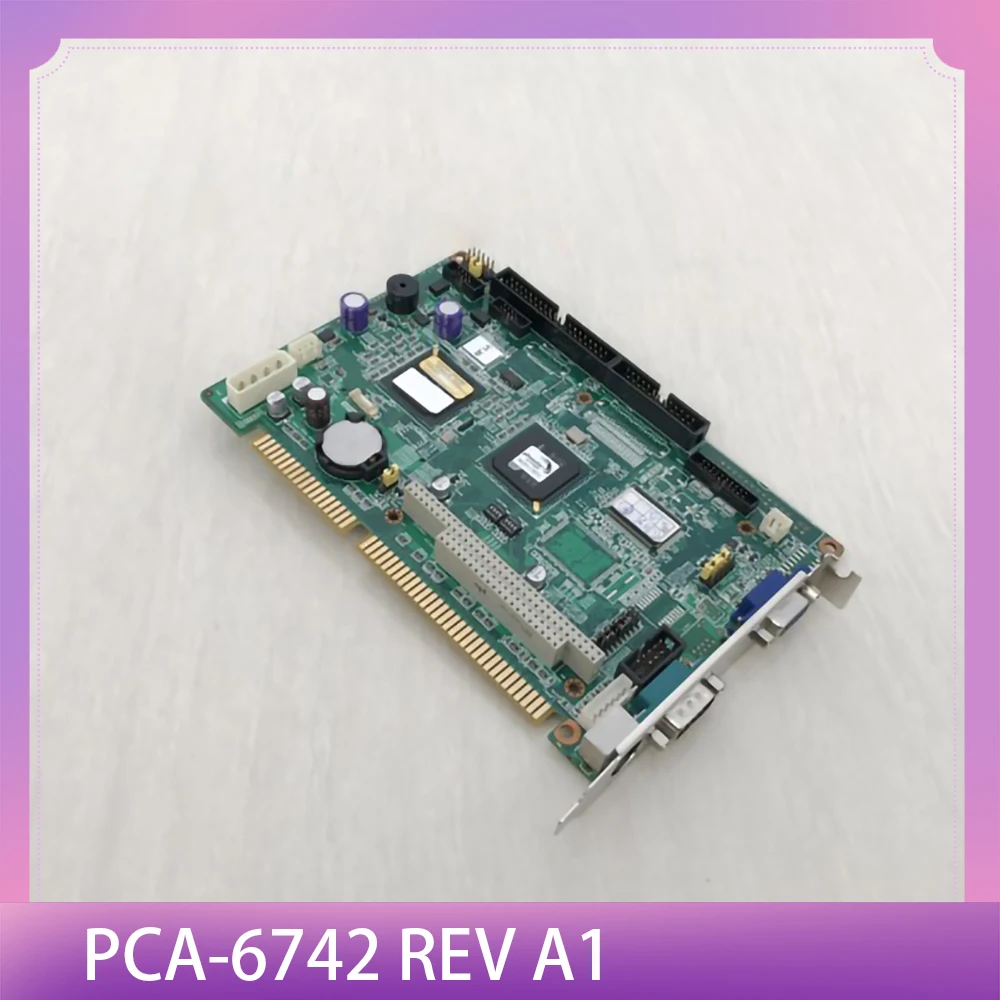 For Advantech Industrial Computer Motherboard Pca-6742 PCA-6742LV PCA-6742 REV A1