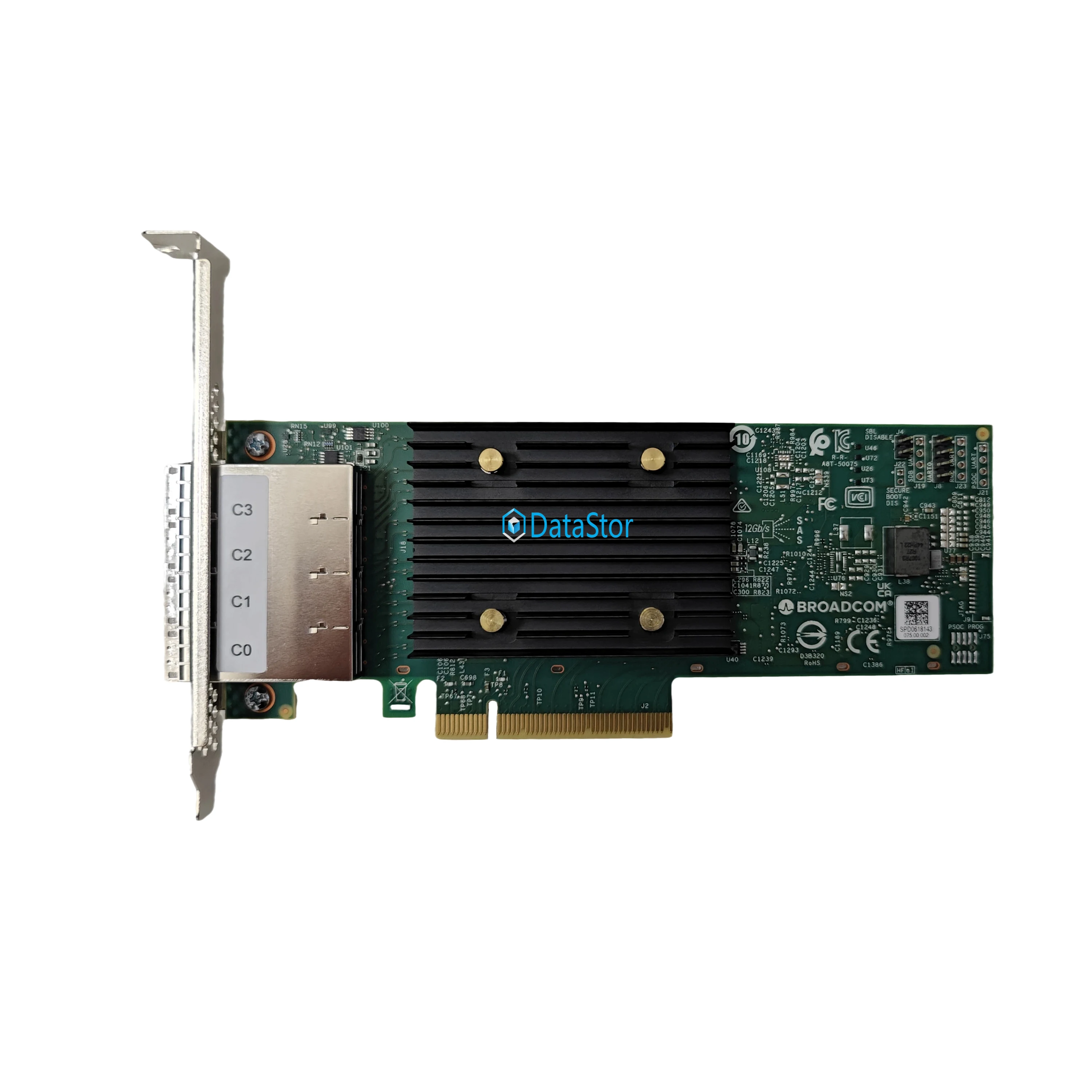 

Broadcom LSI 9500-16e PCIe Gen 4.0 Tri-Mode Storage 12Gb/s SAS/SATA/PCIe (NVMe) Tri-Mode HBAs