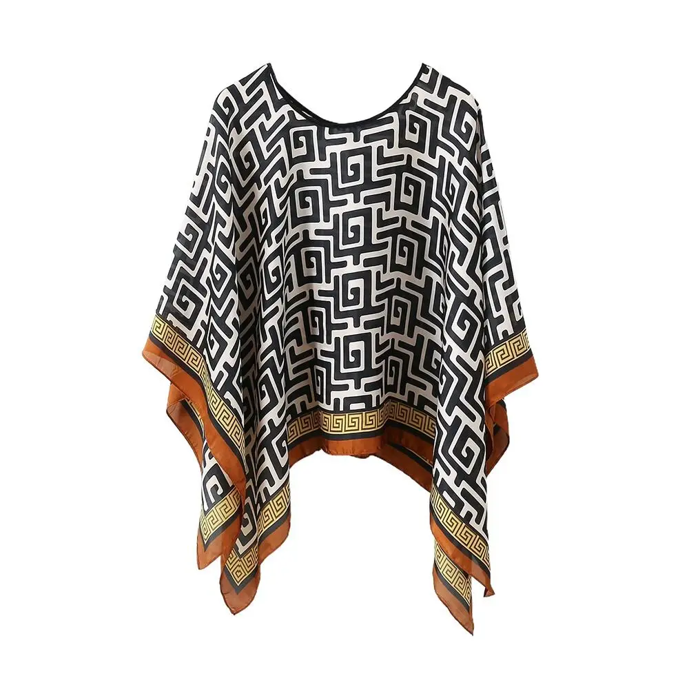 Top Scarf Print Chiffon Women Shawl Various Styles Thin Cloak Shawl Coats Jackets Capes