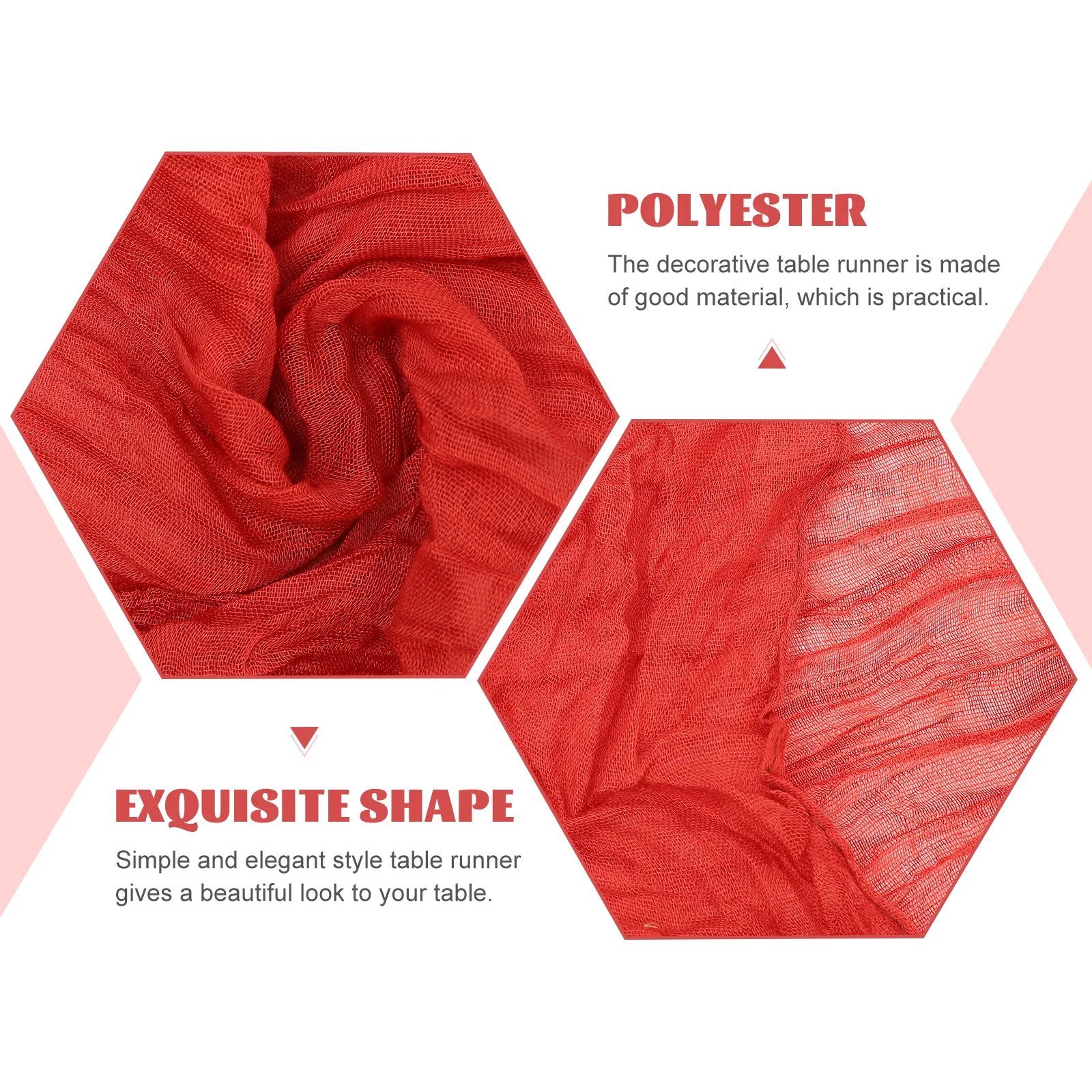 

Bohemian Style Decorative Tablecloth Gauze Wedding Home Polyester Bohemian Style Table Runner Runner nament Cloth Elegant