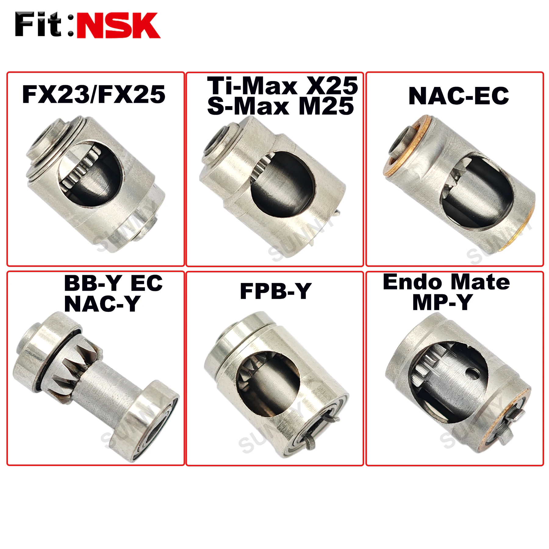 Fit NSK FX23 FX25 Handpiece Dental Cartridge Rotor Low Speed Rotor For Low Speed Handpiece Dentistry Accessories