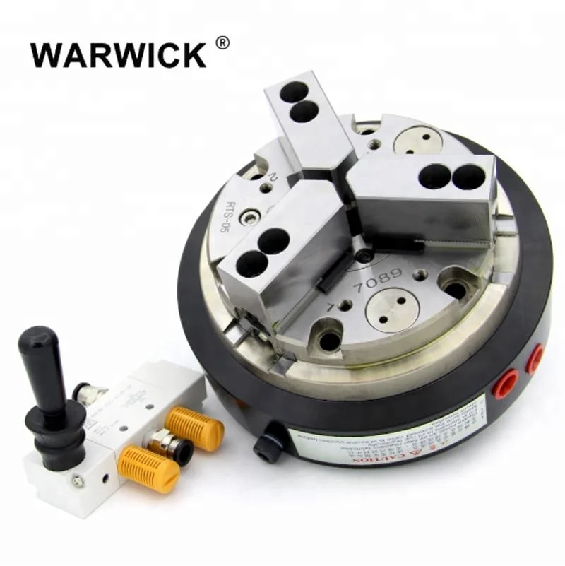 High Quality RTS 3 Jaws Rotary Pneumatic Chuck for Lathe Machine