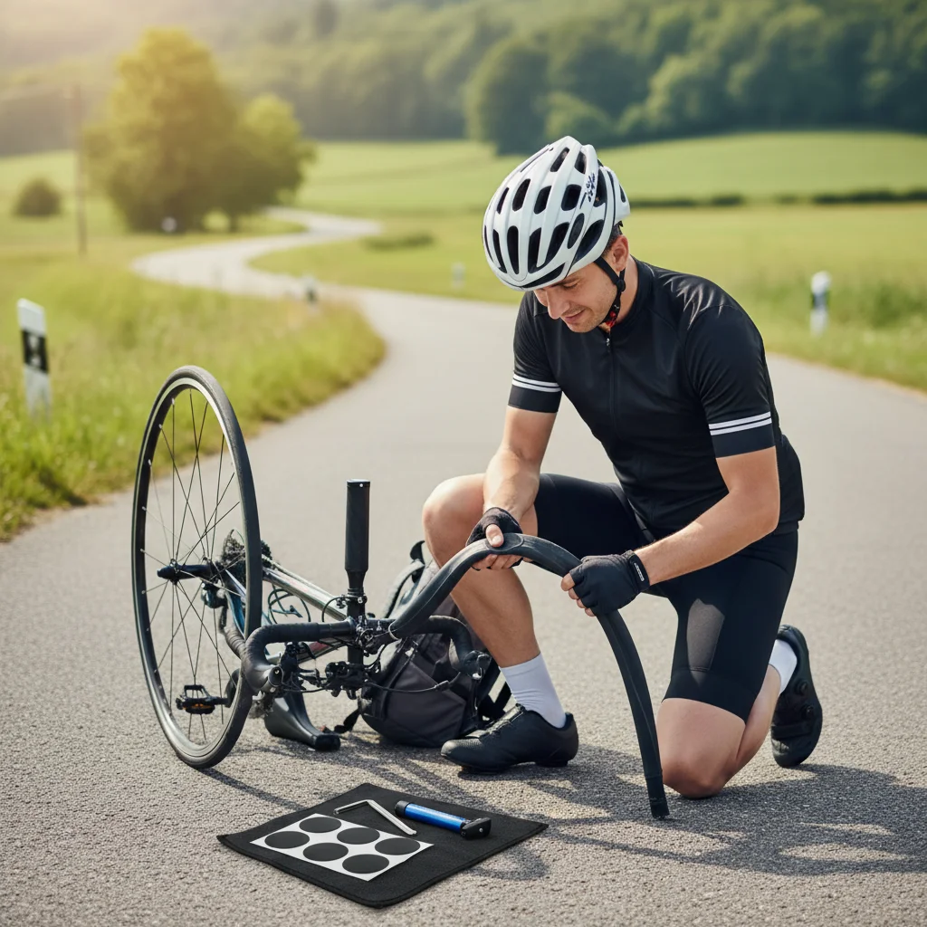 

No Glue Tire Patch for Bicycle Portable Quick Repair Tool Cycling Essential Kit