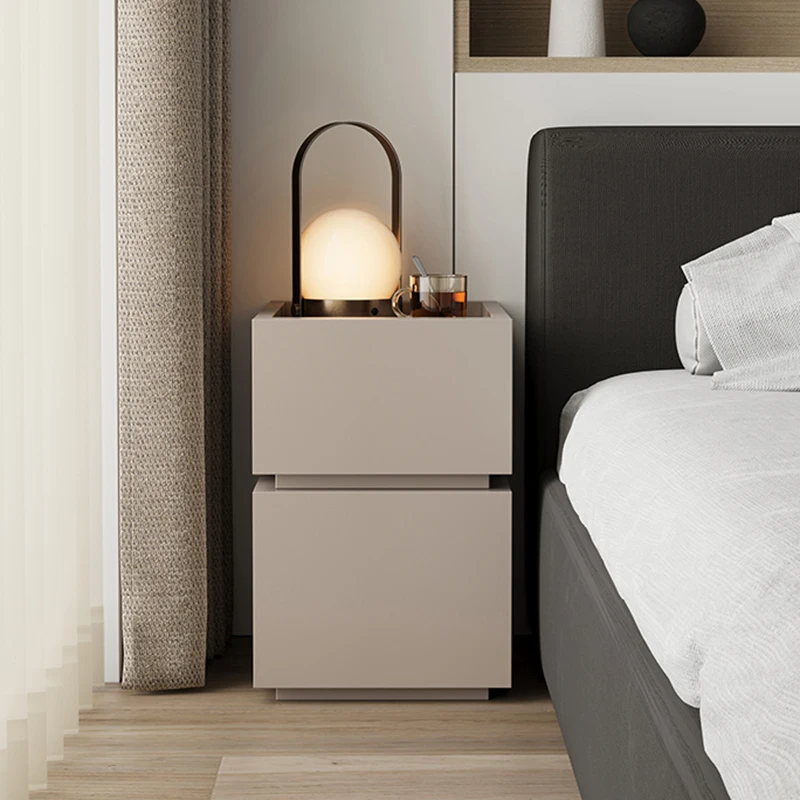 العصرية الضيقة طاولة السرير أدراج الخشب Librero خزائن التخزين ديكور السرير الجدول غرفة المعيشة Criado Mudo الأثاث العصري #5