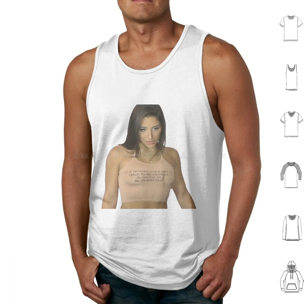 Abella Danger Tank Tops Print Cotton Abella Danger Sexy Riley Reid Mia Malkova Mia Khalifa Hot Lana Rhoades Danger