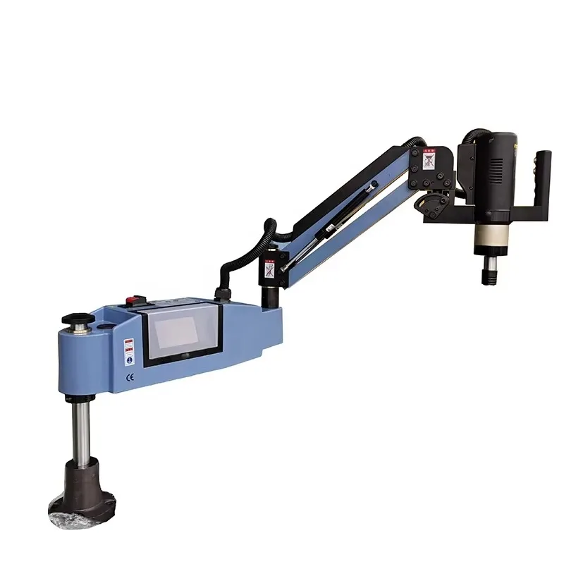 

M3-M16 Hot CNC Automatic Flexible Arm Nut Screw Servo Electric Tapping Machine for Pipe Metal Thread Drilling Machine