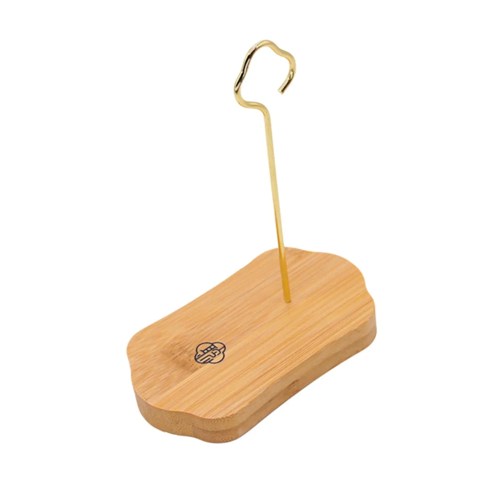 Indoor Lantern Bracket Wooden Wall Hook Wind Chime Stand Decorative Plant Hanger for Hallway Entry