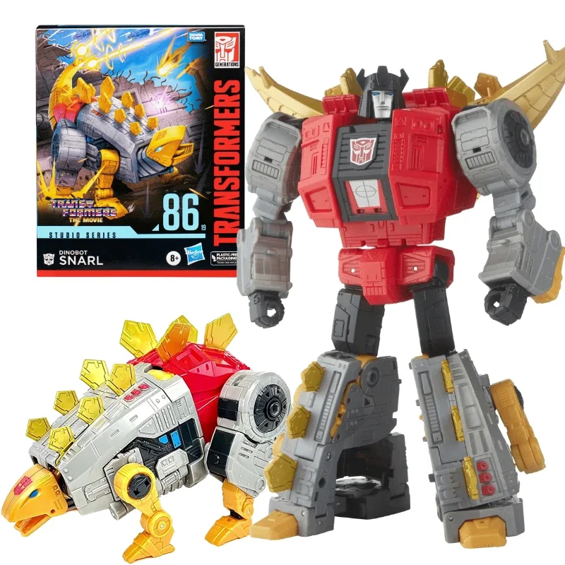 Transformers Studio Series Leader 86-19 Dinobot Snarl Movable Transforming Robot Figure Collection Hobby Model Toy Gift