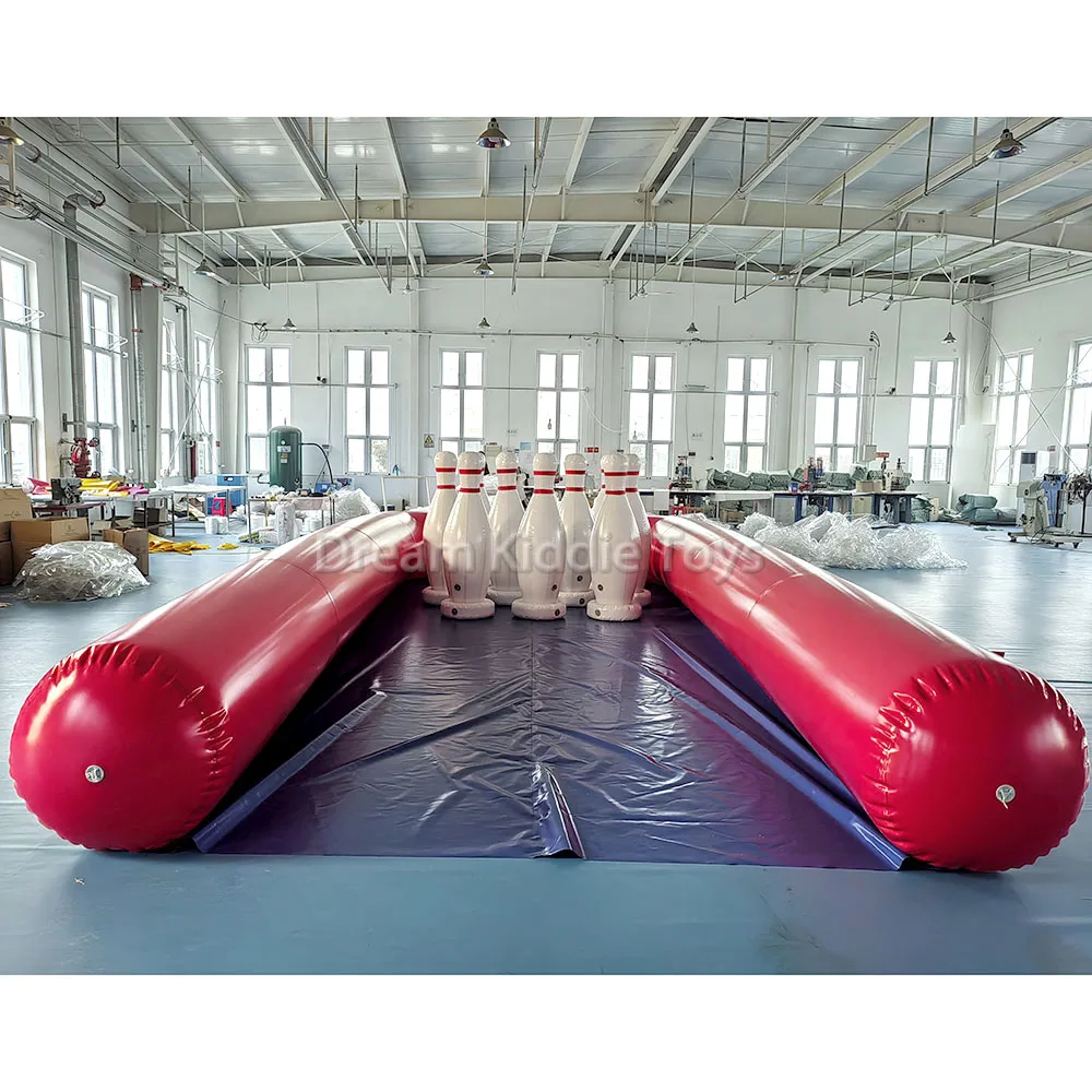

Air Sealed Sport Game Outdoor Inflatable Bowling Game for Kids Bowling Ball Pin Shape Inflatable Bowling Alley Set