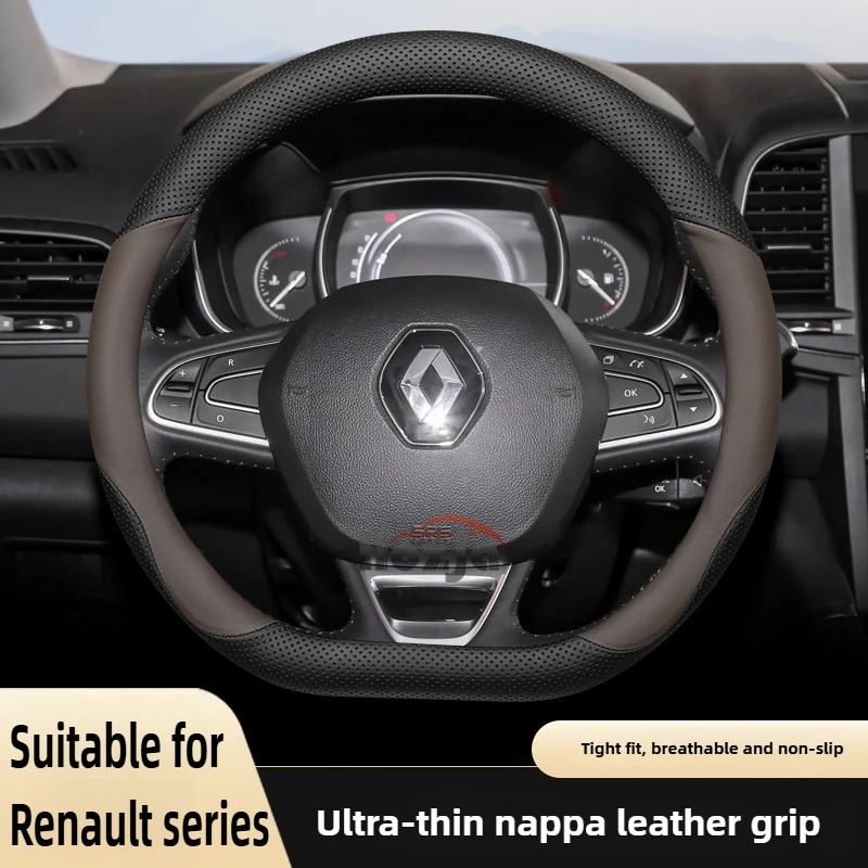 

Car Steering Wheel Cover for Renault Symbioz Kardian Arkana Grand Kangoo Triber Koleos Captur Clio Megane interior accessories