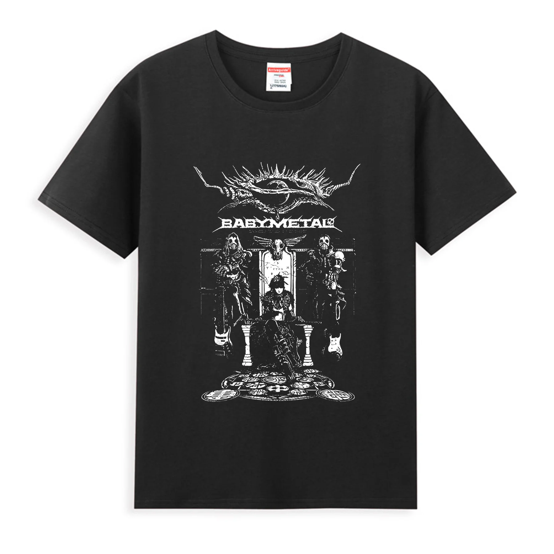 

2024 Men T Shirt Casual Men Baju Band Tshirt Baby Metal Cotton T-shirt Graphic Oversized Sports Comfortable Streetwear S-3XL