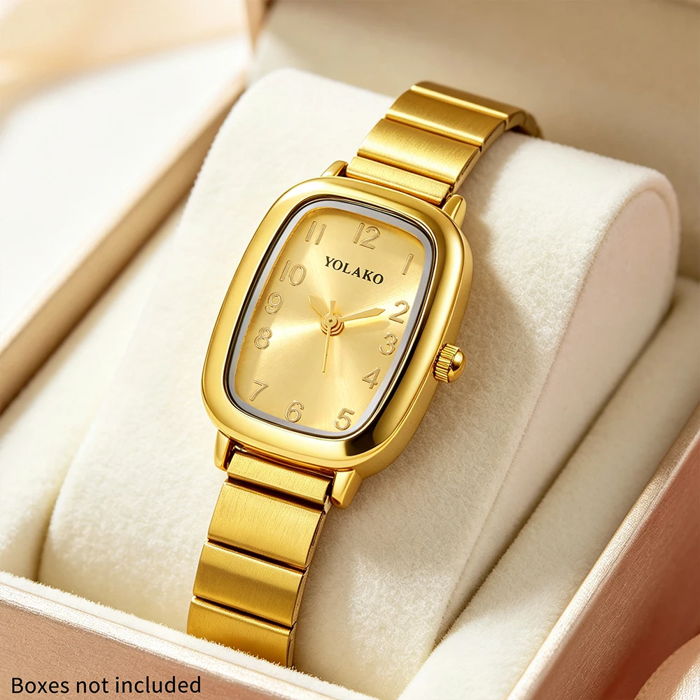 1-piece ladies' quartz watch, small and cute, birthday, New Year, Christmas gift, no box included