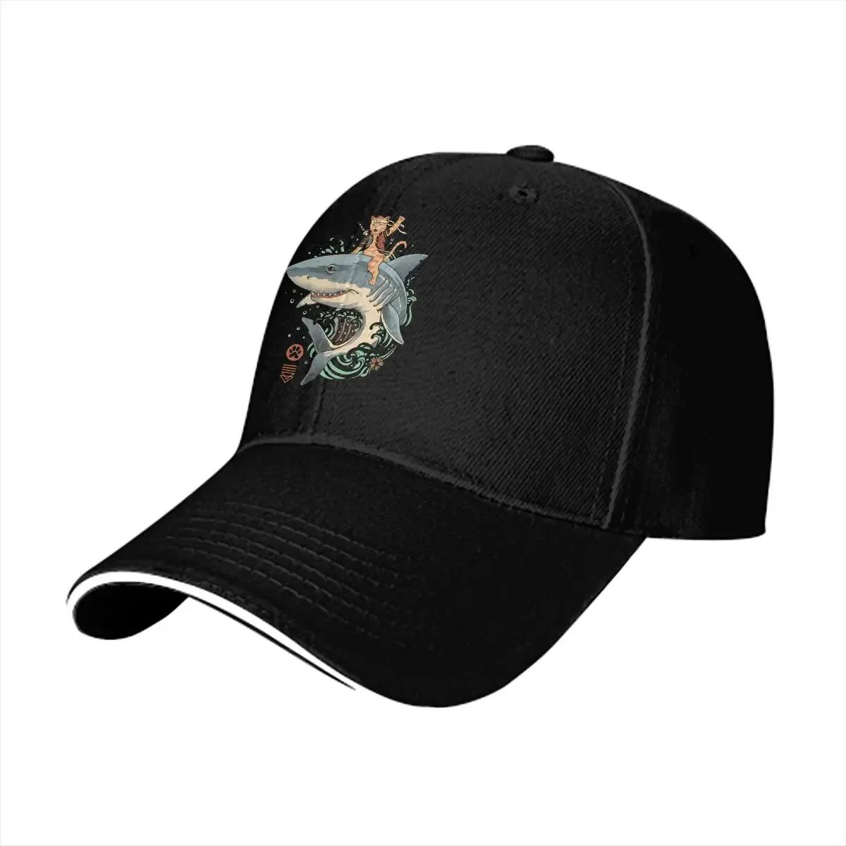 Catana Shark Baseball Cap Men Hats Women Visor Protection Snapback Shark Wild Animal Adjustable Caps