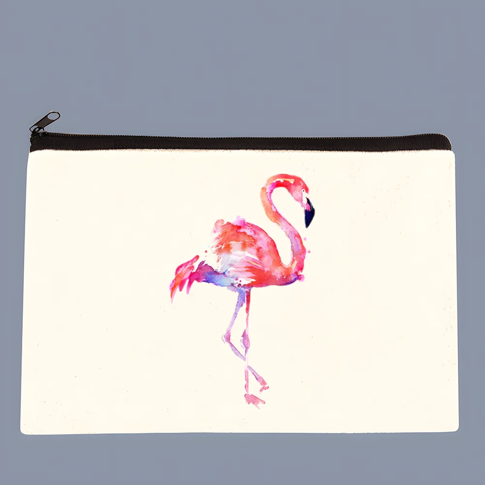 

flamingo Coin Purse Vintage Mini Wallet Change Pouch Household Portable Keys Card Storage Card Bag Zipper