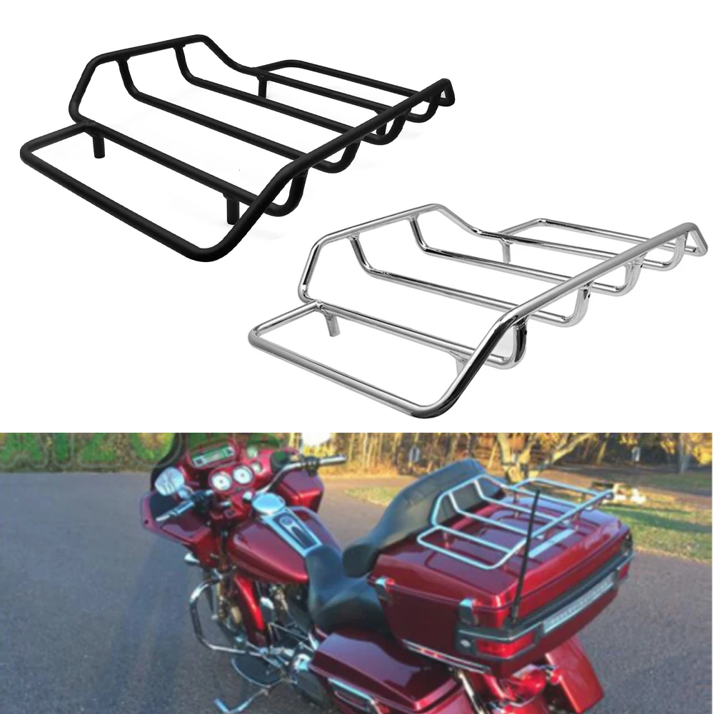 

Мотоциклетный багажник-кофр для Harley Touring Road King Street Glide FLHR FLHX FLHT FLHTCU 1984-2018