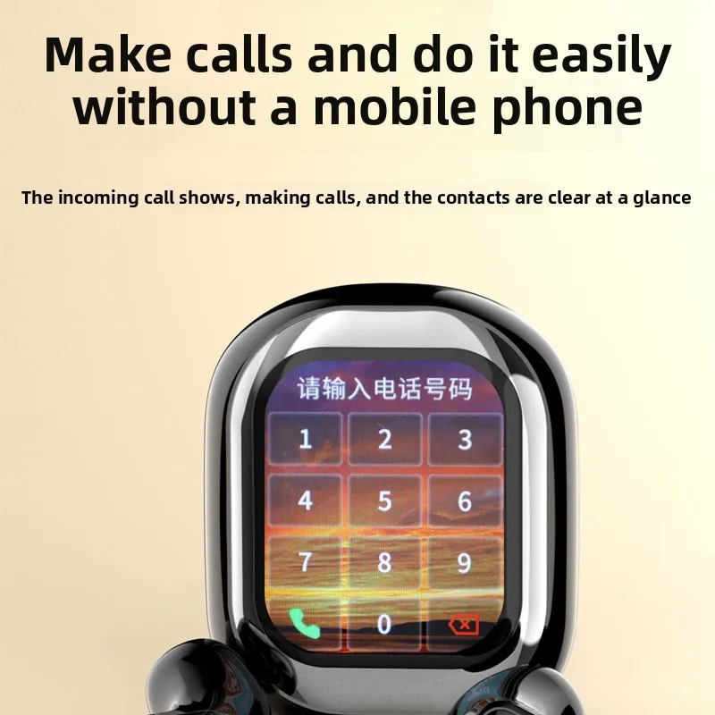 وصول جديد الترجمة سماعة رأس بخاصية البلوتوث كامل اللون شاشة تعمل باللمس اللاسلكية عمر البطارية الطويل الحد من الضوضاء يأتي مع الذكية